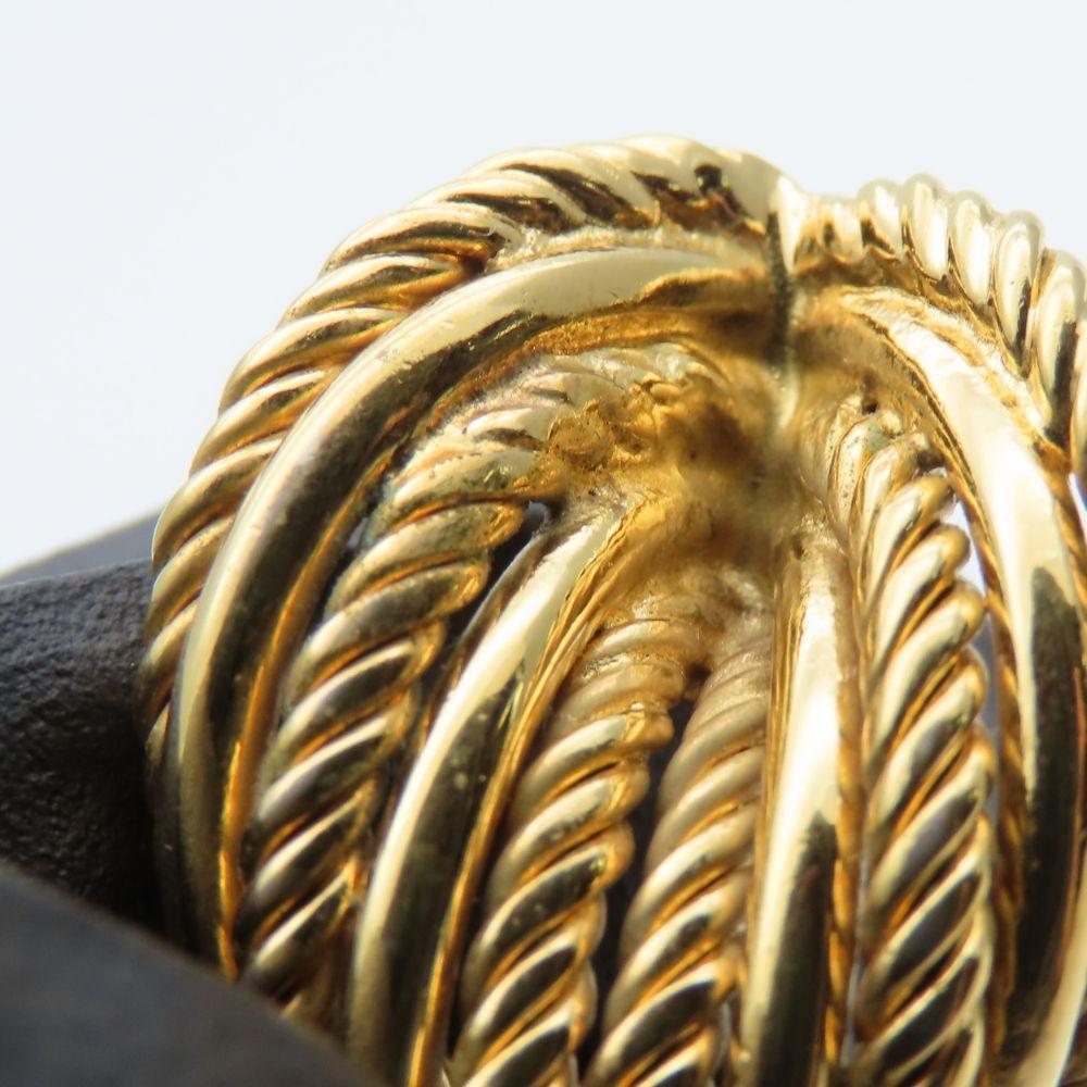 Used CELINE Earring metal 20.6g gold plating