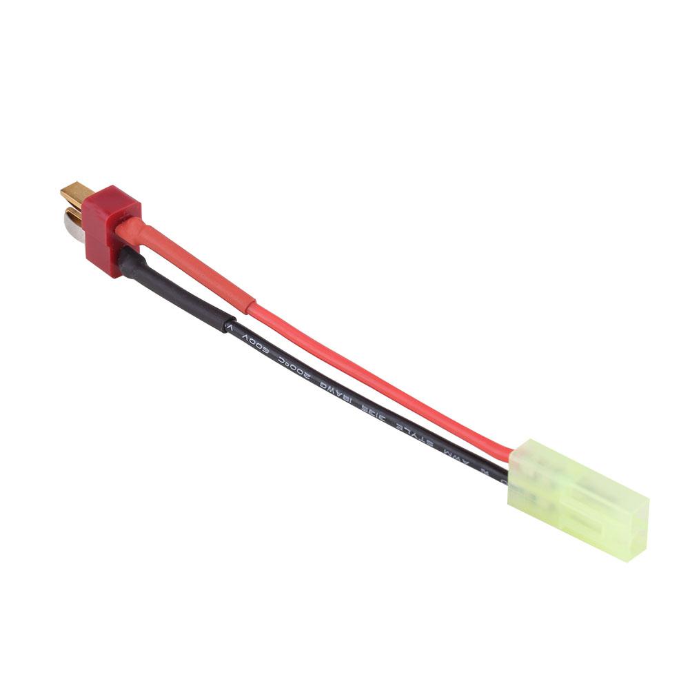 T Plug Male To Small Tamiya Female Connector Adapter 18AGW Silicone Cable RC Accessory