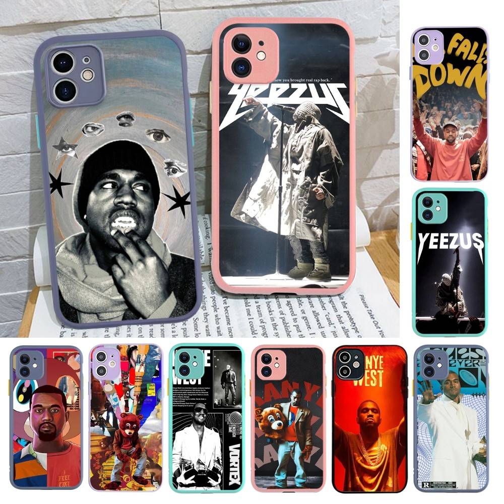 Rapper Kanye West YE For IPhone Air 16 15 14 Plus 13 12 11 Pro Max Matte Cover Jelly Shockproof Phone Case