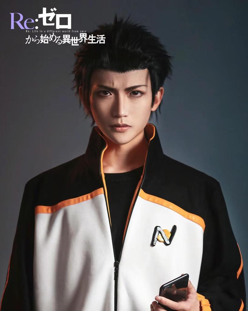 Natsuki Subaru Cosplay Wig Cosplay Costume for Perfect for School and Stage Performances Subaru Wig Size [Excellent Quality] Included, ReZero Adults,