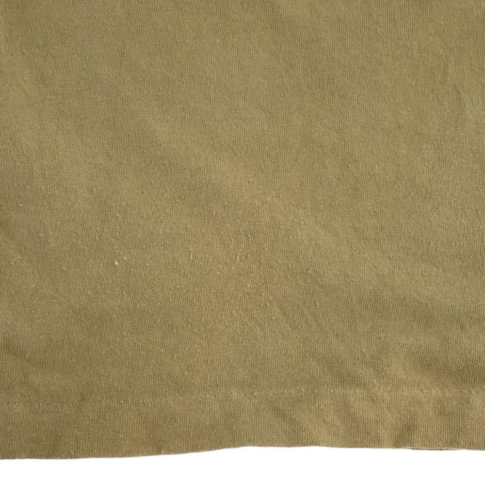 ALORE 90s Made In USA Print Short Sleeve T-shirt S Khaki Old Vintage Men's Used