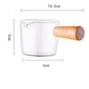 Multi-functional Taste Dish Coffee Mini Milk Cup Hand-draw Sauce Dish With Handle Glass Sauce Vinegar Snack Plate Tableware