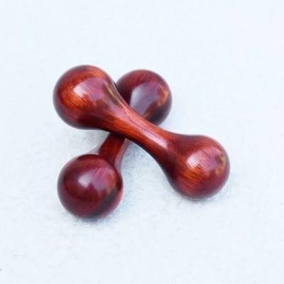 New Wooden Finger Bone Toys Rotating Polishing Hand Spinner Rosewood Ebony Dumbbell Decompression Toy Gifts