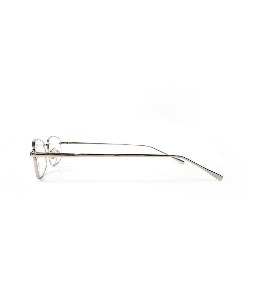MAISON MASTER Jisoo Silver Glass Glasses [Blue Light Blocking Lenses]