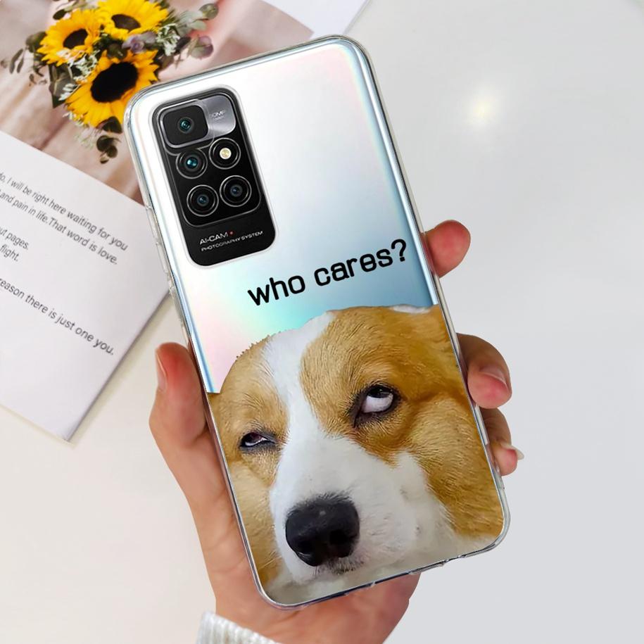 For Xiaomi Redmi 10 Case Redmi 10 Prime Cover Popular Flower Soft Transparent Silicone Phone Cases For Xiomi Redmi 10 2022 Funda