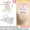 Back of The Head Hair Clip Clip Accessory Large Plastic Hair Clip Three-toothed Hair Clip