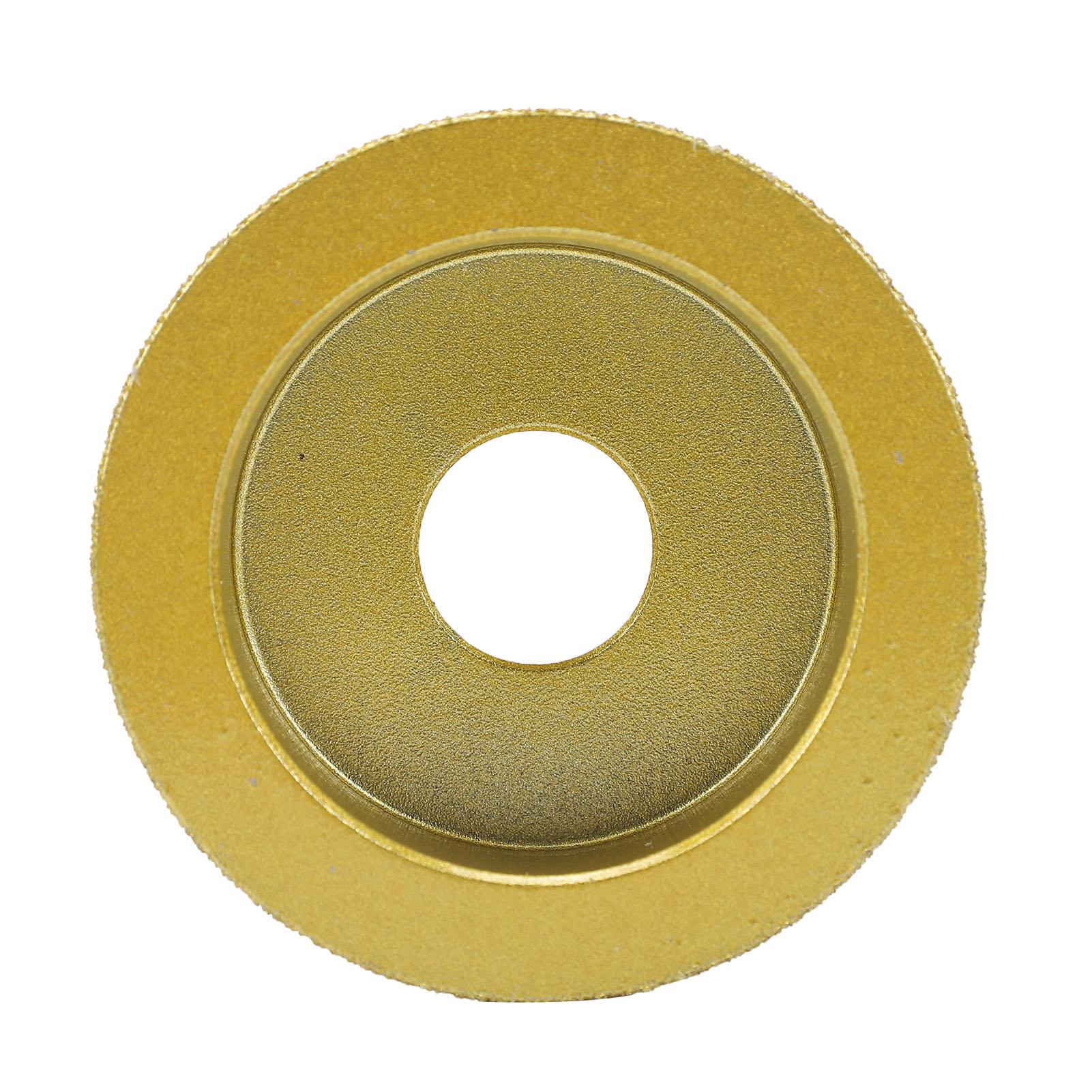 

3 Inch Brazed Diamond Grinding Wheel Profile Hand Edging Wheel for 20mm Thick Tile Quartz Marble Granite