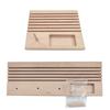Quilting Wooden Ruler Rack Organizer Stand Rack Ruler Rack Wooden Patchwork Rule  for Sewing Ruler Patchwork Bobbin