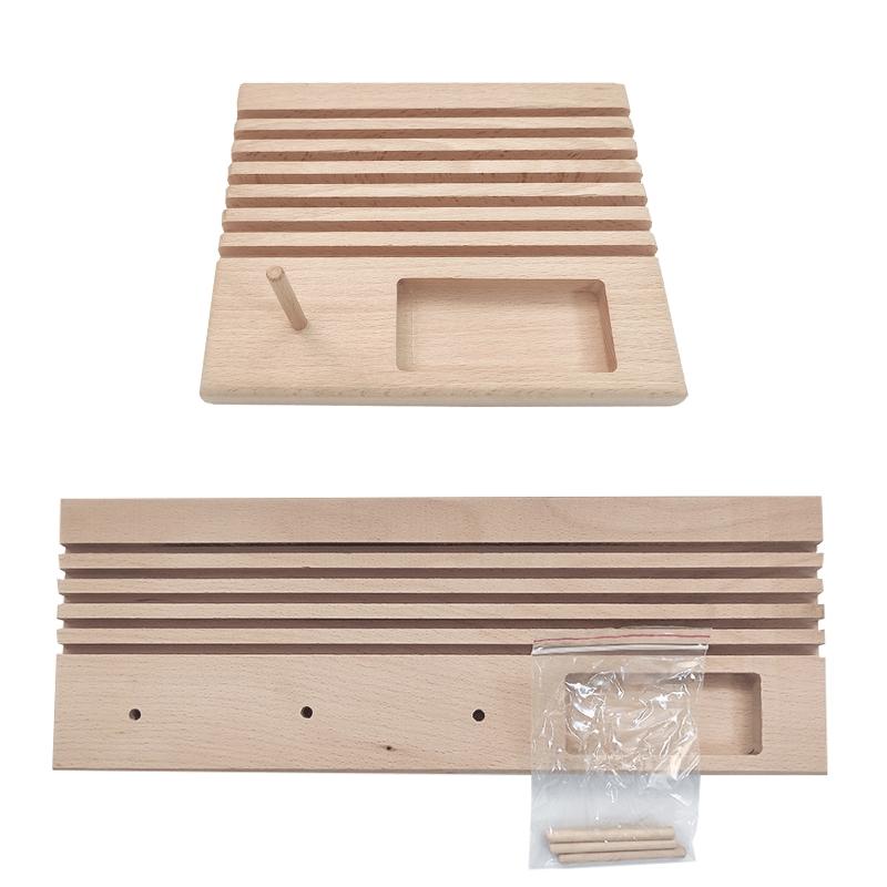 Quilting Wooden Ruler Rack Organizer Stand Rack Ruler Rack Wooden Patchwork Rule  for Sewing Ruler Patchwork Bobbin