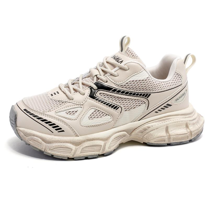 Paar Sportschuhe Dicke Sohle Mode Klassische Freizeitschuhe Verschleißfest Komfort Schnürschuhe Outdoor Laufschuhe für Herren Damen