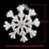 Fiocchi di Neve in Schiuma di Natale per Bambini, Oggetti di Scena per Danza e Decorazioni per Palco - Ornamenti Leggeri in Plastica