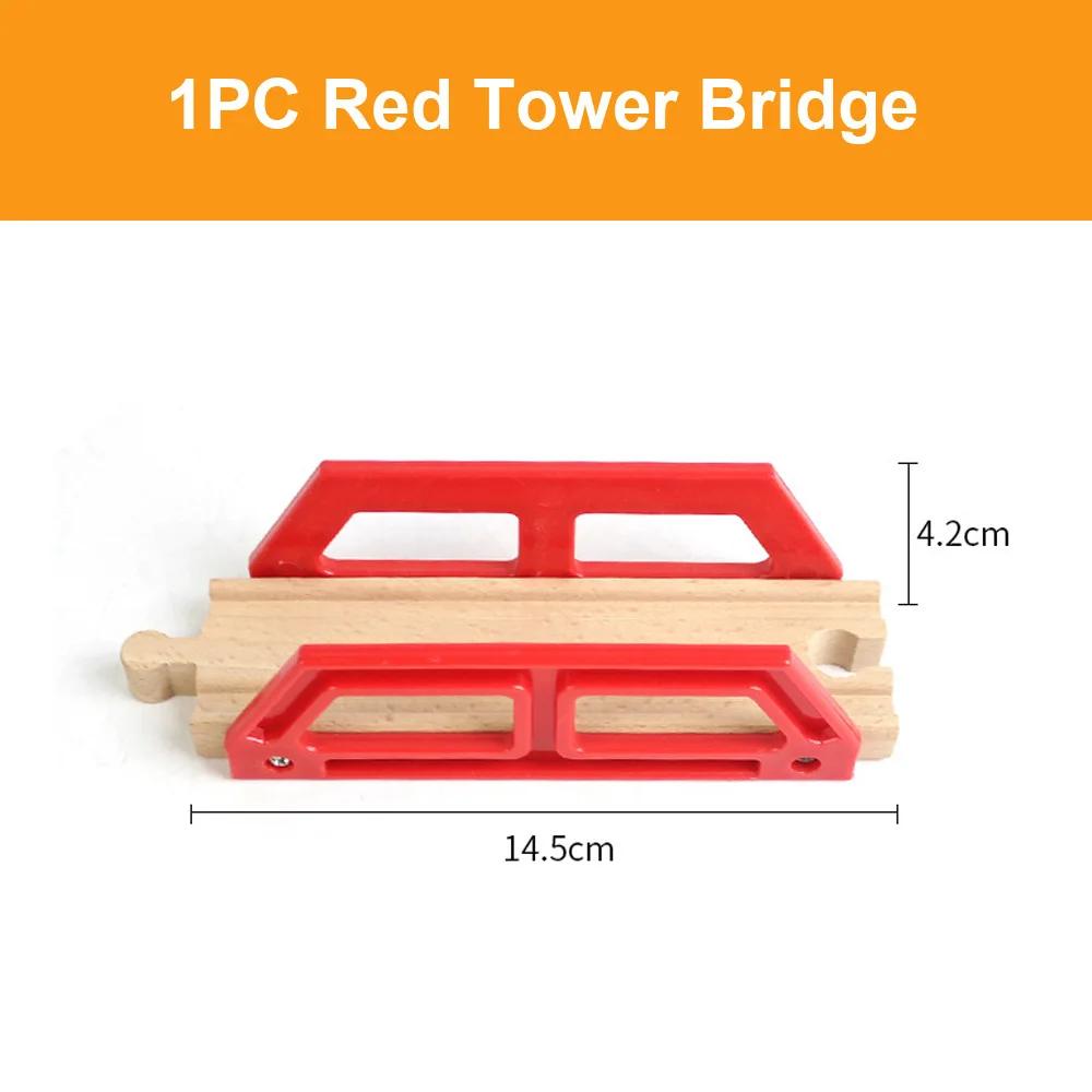 Wooden Train Track Components Beech Train Track Set Kids Train Toys Railway Accessories Fitting Brand Train Toys For Kids
