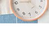 Nordic Solid Wood Silent Wall Clock for Living Room and Bedroom