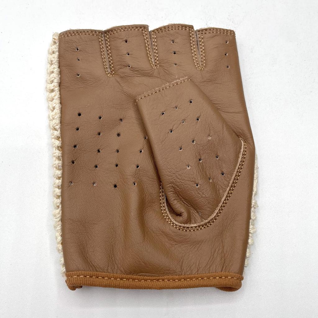 OMP Driving Gloves TAZIO Brown M Size IB/747