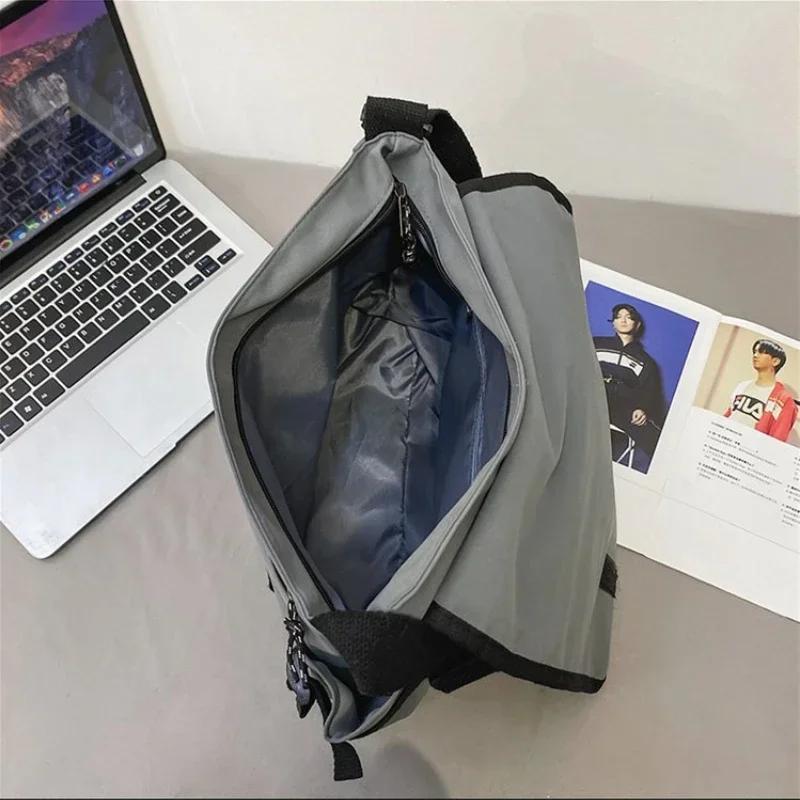 Harajuku Men Nylon Crossbody Bags For Women Messenger Bag Girls School Book Bags Youth Canvas Handbags Shoulder Bag Sac Bolsas