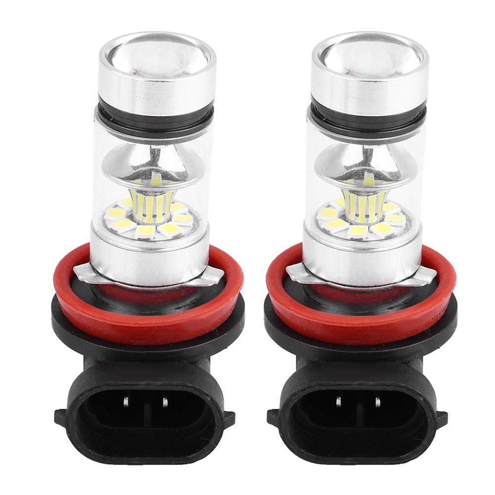 2 pcs Car 100W Super Bright Conversion LED Headlight Fog Light Bulb (White Light)
