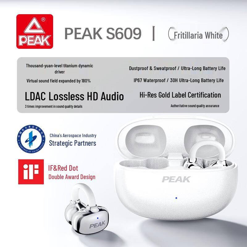 PEAK S609 Ear-Clip Bluetooth Earbuds
