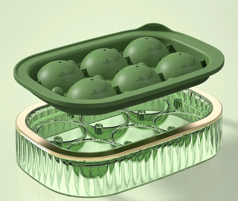 

New Light Luxury Whiskey Round Ice Hockey Quick Freeze Easy Release Household Food Grade Ice Grid