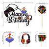 Video Game Cake Toppers Video Game Happy Birthday Controller Headset Cake Decoration for Game Theme Birthday Party Supplies