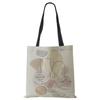 Borsetta da donna in lino con stampa artistica, borse regalo da viaggio casual da spiaggia