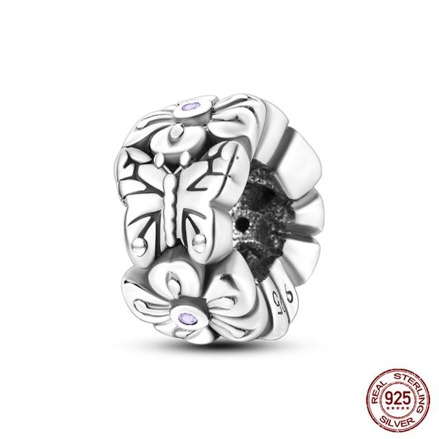 Moda 925 Prata Esterlina Bolsa Bagagem Charms Contas Fit Fasion 925 Pulseiras Finas Aniversário DIY Jóias Fazendo