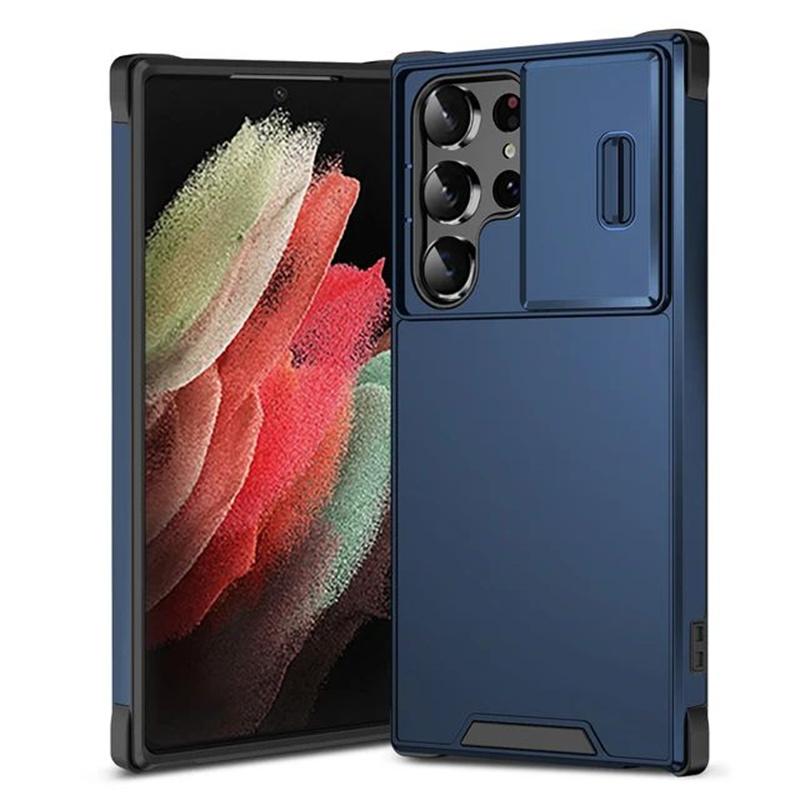 Military Grade Armor Slide Camera Protector Case For Samsung Galaxy S26 S25Edge S24 S23 S22 FE Plus Ultra Anti-Drop Rugged Cover