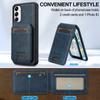 For Samsung Galaxy A14 4G/5G Magnetic Case Detachable Card Holder Leather+TPU Mobile Cover