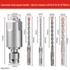 Industrial Grade Multifunctional Impact Wrench & Hammer with 1/2 Conversion Adapter for Square Shank Drill Bits