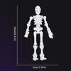 Medieval Skeleton Doll Robot Action Figure With Movable Joints, Creative Poseable Mannequin Desktop Decor For Stress Relief Toy