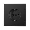 Modern EU Standard Wall Power Plastic Frame Single Electrical Wall Plug Wall Electric Sockets Germany Russia