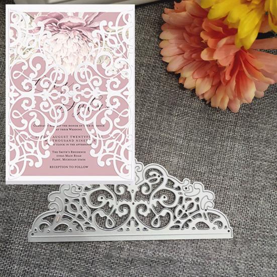 Lace Edge Cover Metal Cutting Dies DIY Scrapbooking Paper Cards Album Stencil