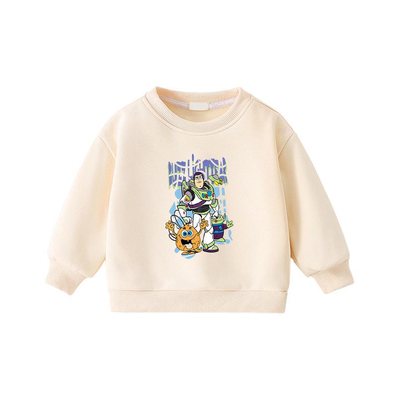 Unisex Kids' Round Neck Long Sleeve Warm Korean Style Fashion Hoodie