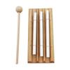 Meditation Trios Chime, Chime 3 Tones Trios Chime Bells Hand Percussion Chimes for Prayer Meditation Teacher Classroom
