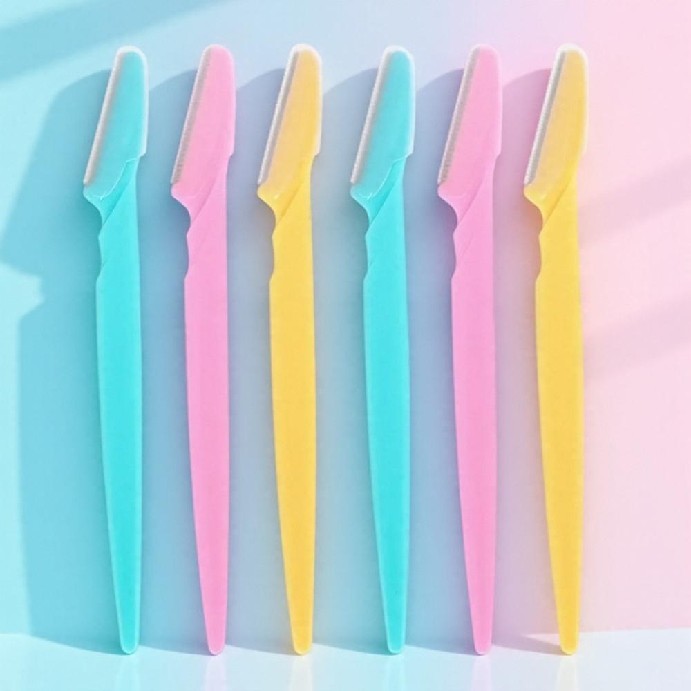 

Профессиональный триммер Безопасное лезвие Упаковка 6 шт Лезвия для бровей Скребок для удаления волос с лица Бритва Инструменты для макияжа и красоты