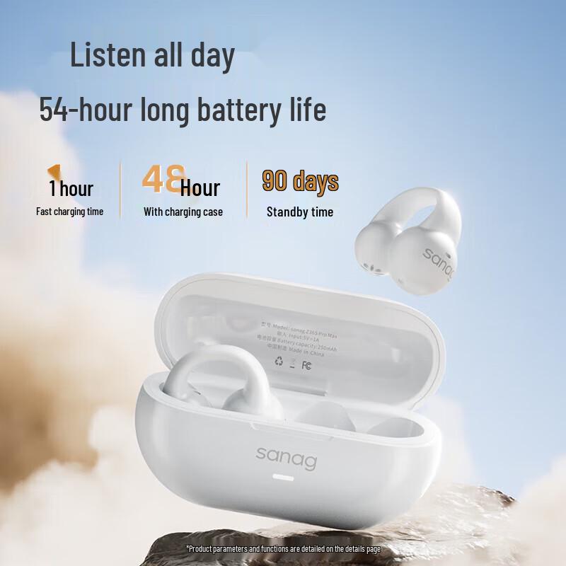 Sennu S-Z36SPro Open-Ear Clip-On Bone Conduction Bluetooth Headset