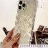 White flower for iPhone16 airbag 15 Apple 14 mobile phone case 13promax transparent 12 advanced 11 burst