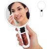 BESTOYARD Handheld Magnifying 10x Large Magnifying Mirror with Tabletop Stand Folding Makeup Round Mirror, Mirror, Magnification, Double-Sided Mirror,