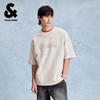 Men's Loose Fit 3D Letter Short-Sleeve T-Shirt