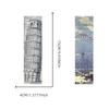 30pcs World Famous Architecture Bookmarks for Kids, Retro Building Bookmarks, Gift for Female Teachers and Students, Paper, Durable, Portable,