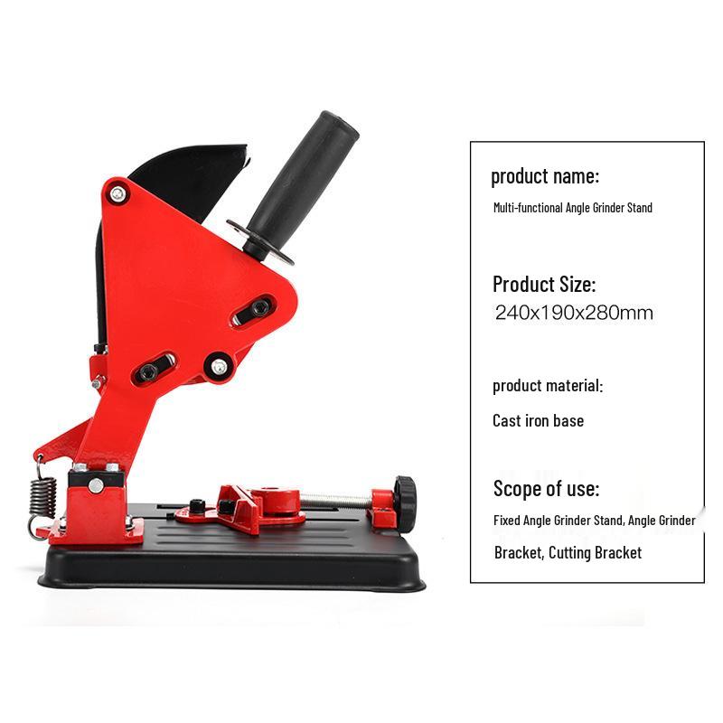 Universal Cast Iron Base Angle Grinder Stand & Conversion Tool