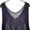 ISSEY MIYAKE made in Japan No sleeve Sheer one piece 2 Navy Women Used