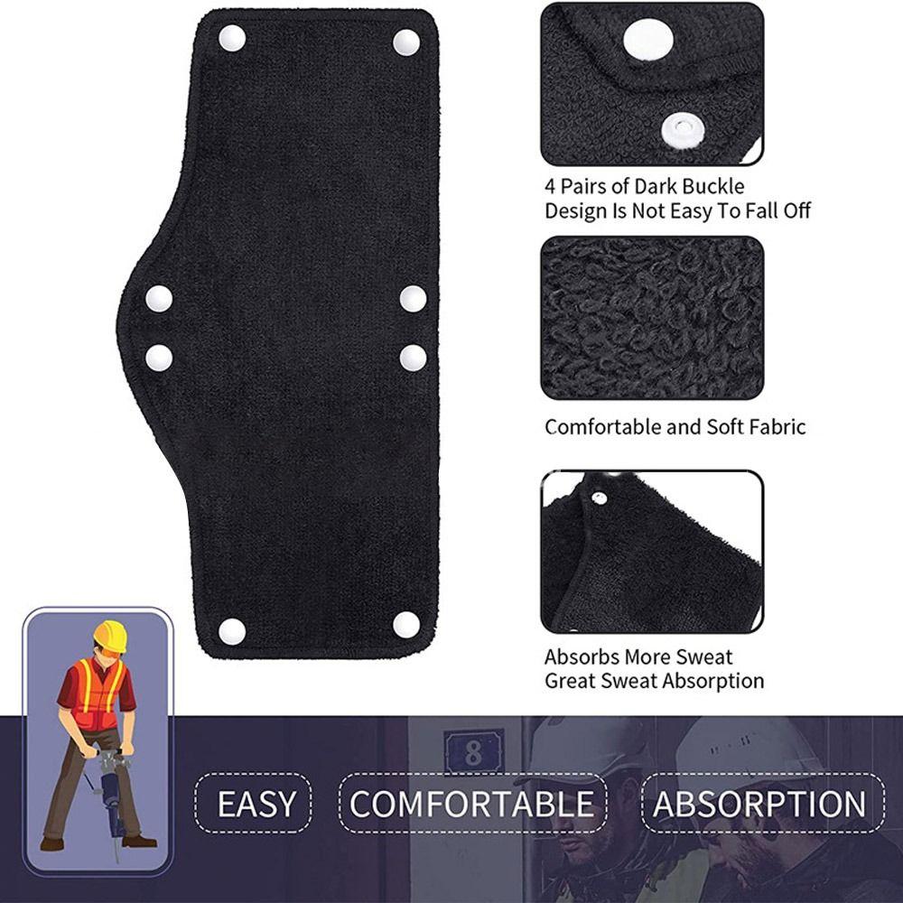 Cotton Helmet Lining Pad Black/Blue/Gray/Dark Blue Helmet Sweat Band Helmet Accessories  Work Place