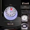 Magnetic Kitchen Timer with Alarm - Mechanical Cooking & Study Reminder