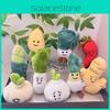 Fun And Playful Plush Vegetable Keychain Toys Featuring Cute Garlic Onion And Colorful Pepper
