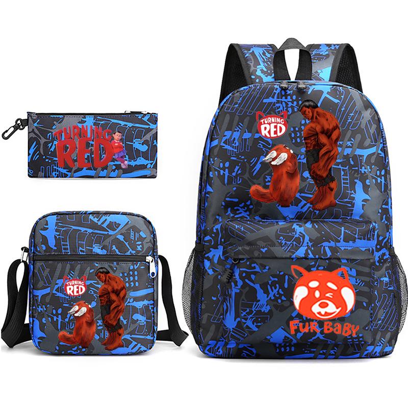 2022 Youth Metamorphosis 3 Sets/piece Laptop Backpack School Teen Girl Student Schoolbag