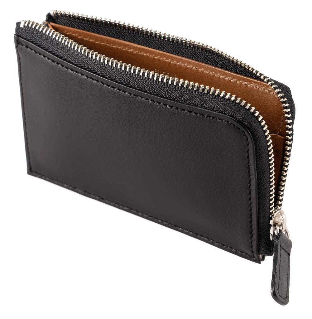 Cypris Ternura Multi-Purpose Key Case with Card Slots, Sheepskin Leather, Men's Gift, Father's Day Gift, Birthday Gift, Boyfriend Gift, Black,