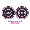 For KIA Car Water Cup Slot Car Coaster Decoration Anti Slip Mat Pad Rio K5 K2 Sportage Ceed Sorento Picanto Stinger Soul  VU8