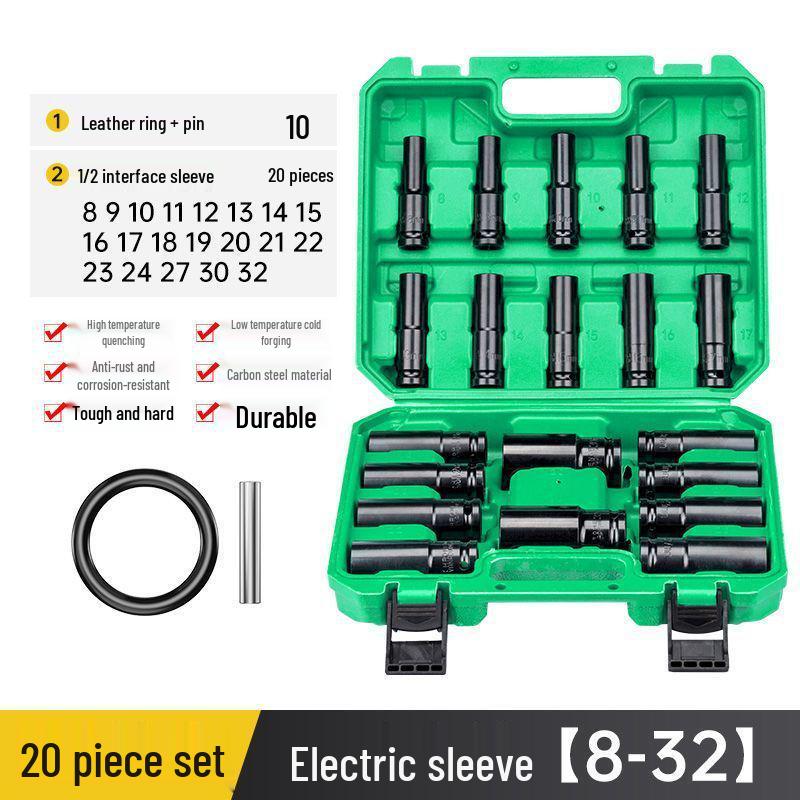 32mm Electric Extended Hexagon Wrench & Socket Set for Auto Repair