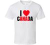 I Heart Love Canada T-shirt con parola nascosta Anal