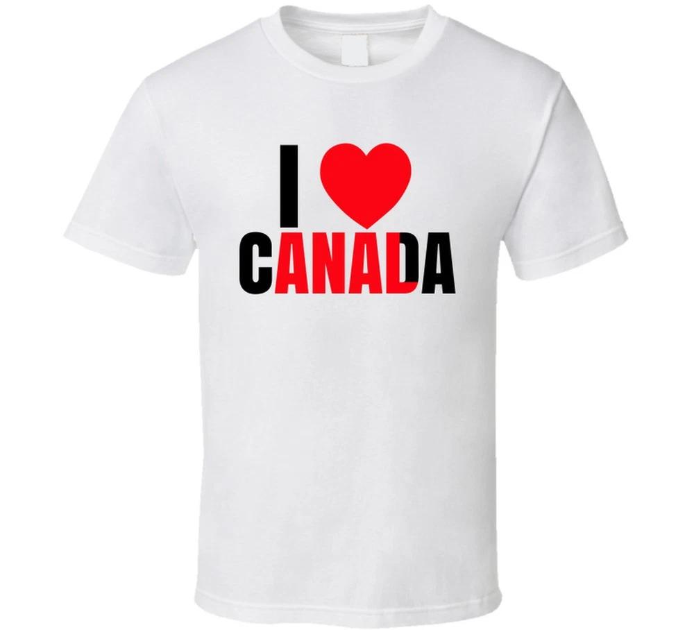 I Heart Love Canada Anal Hidden Word T Shirt S